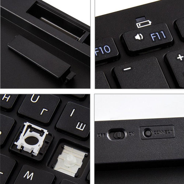 Ultra Slim Bluetooth Keyboard for Samsung Phone