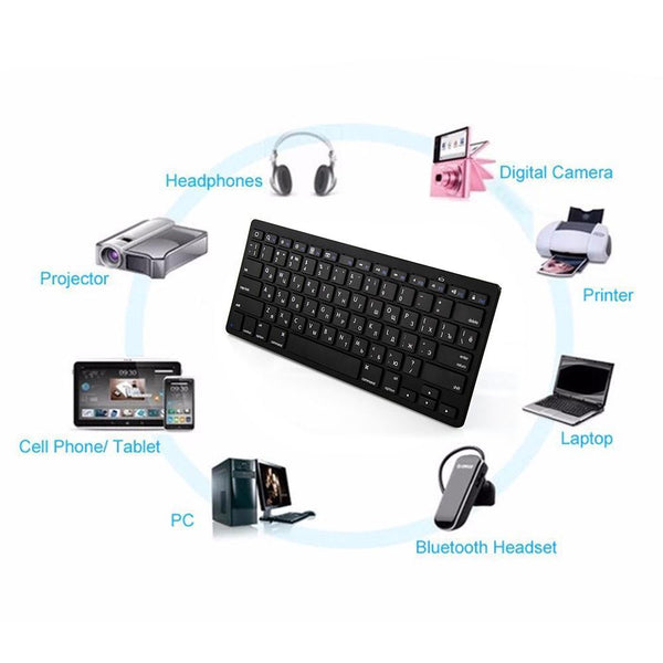 Ultra Slim Bluetooth Keyboard for Samsung Phone